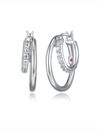 Boucles d'oreilles en argent ELLE