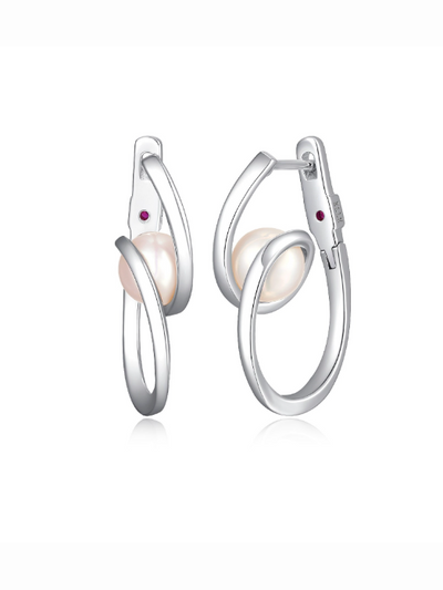 Boucles d'oreilles en argent ELLE