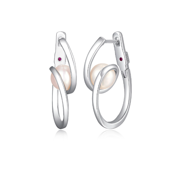 Boucles d'oreilles en argent ELLE