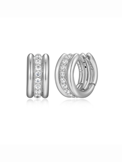 Boucles d'oreilles en argent ELLE