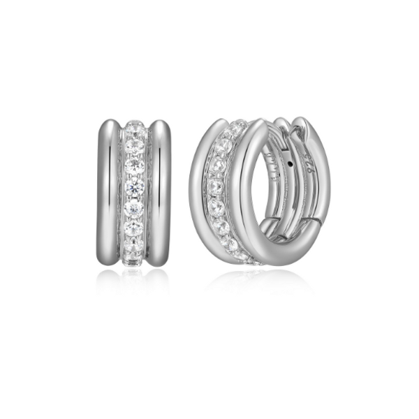 Boucles d'oreilles en argent ELLE