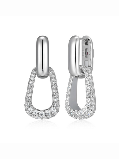 Boucles d'oreilles en argent ELLE