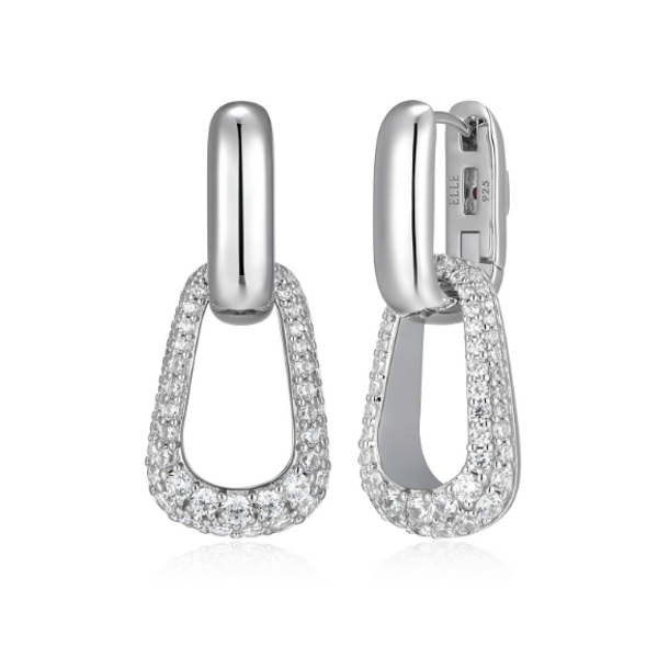 Boucles d'oreilles en argent ELLE