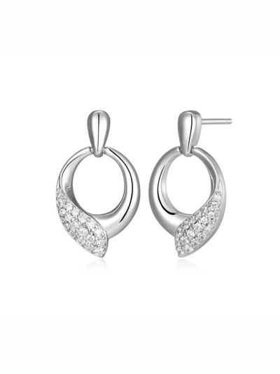 Boucles d'oreilles en argent ELLE