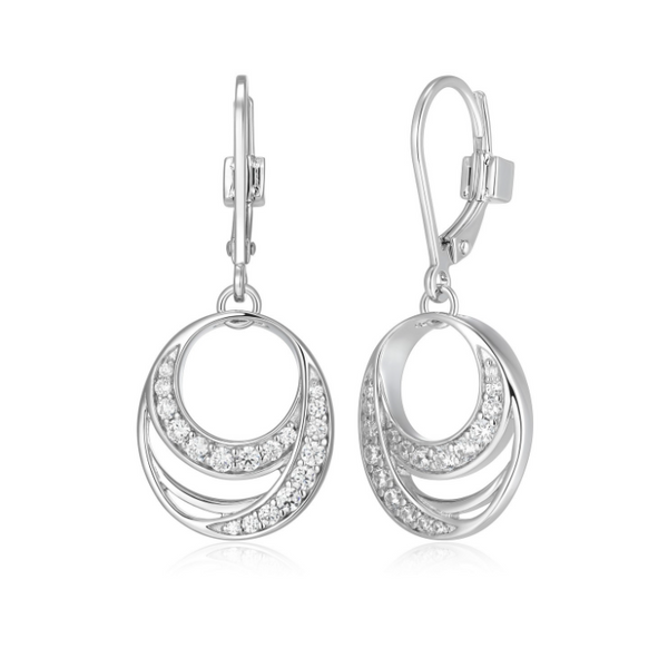Boucles d'oreilles en argent ELLE