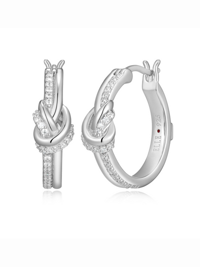 Boucles d'oreilles en argent ELLE