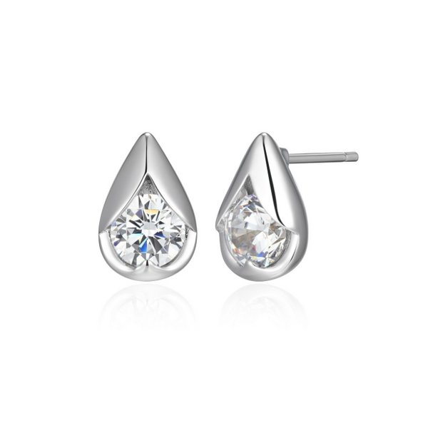 Boucles d'oreilles en argent ELLE