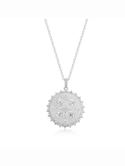 Collier Reign en argent et CZ