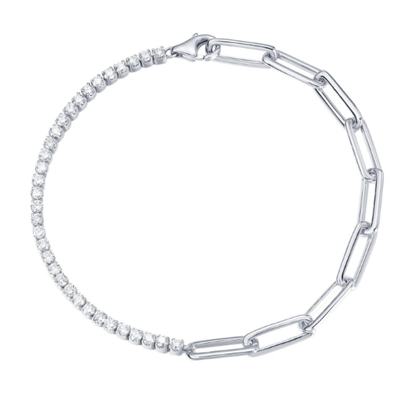 Bracelet en diamants de Laboratoire