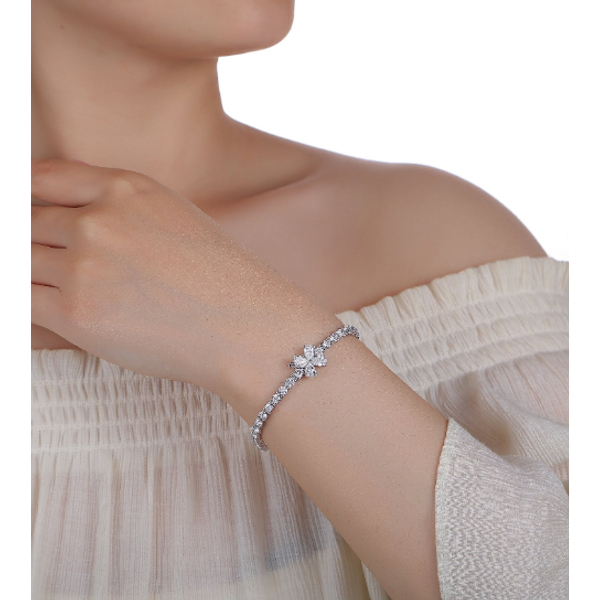 Bracelet en diamants de Laboratoire