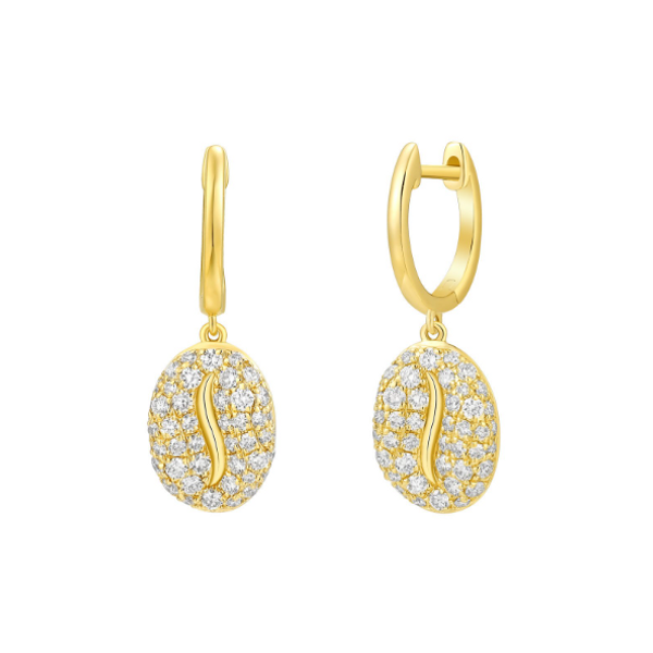 Boucles d'oreilles avec diamants Laboratoire