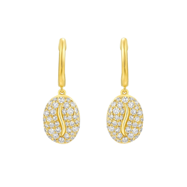 Boucles d'oreilles avec diamants Laboratoire