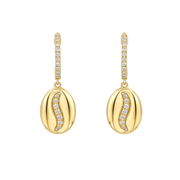 Boucles d'oreilles avec diamants Laboratoire