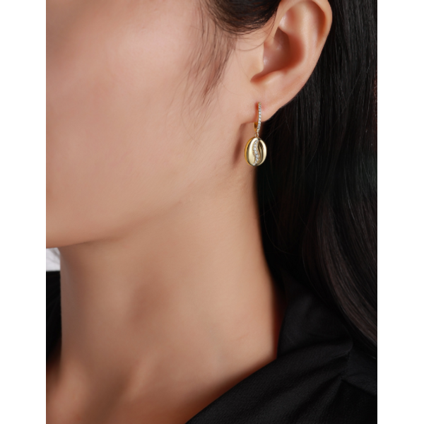 Boucles d'oreilles avec diamants Laboratoire