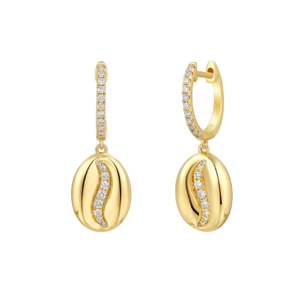 Boucles d'oreilles avec diamants Laboratoire