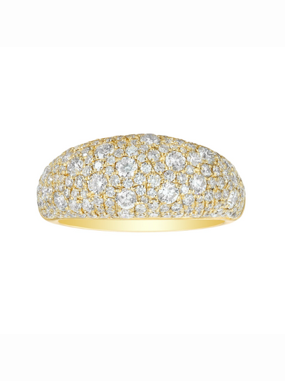 Bague pavée Diamants de Laboratoire