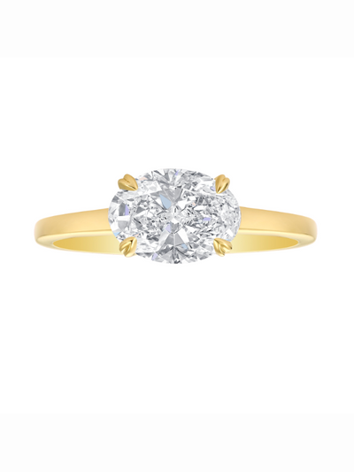 Bague Horizontale Diamant de Laboratoire