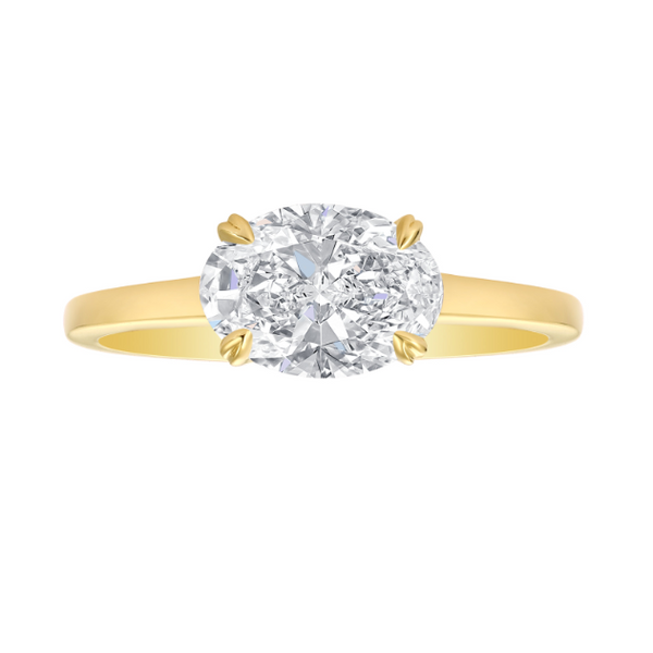 Bague Horizontale Diamant de Laboratoire