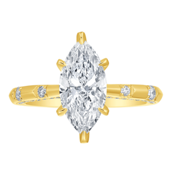 Bague diamants de Laboratoire Marquise