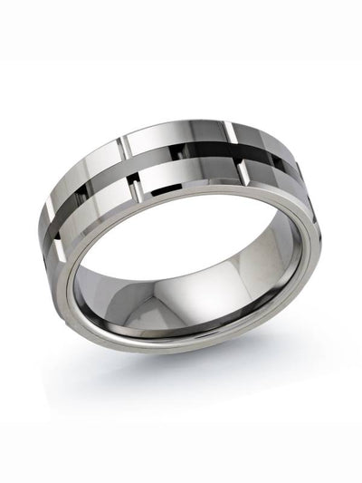 Jonc pour homme en Tungstène