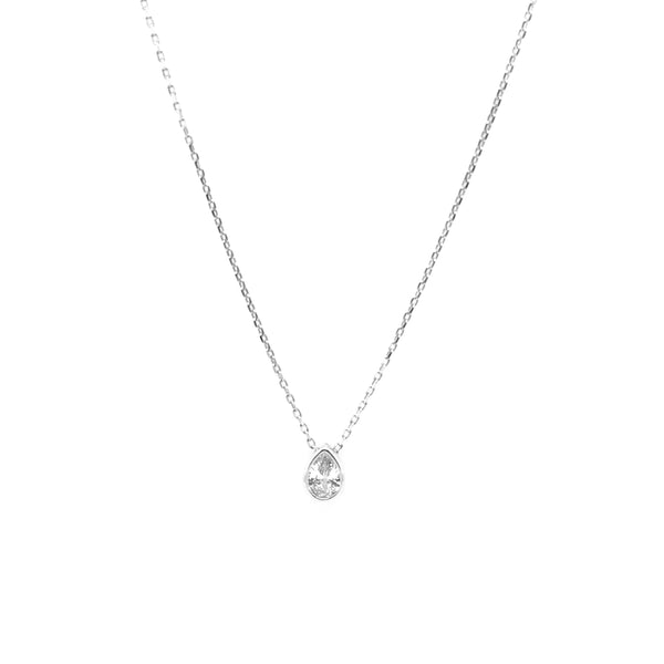 Collier avec CZ en collet