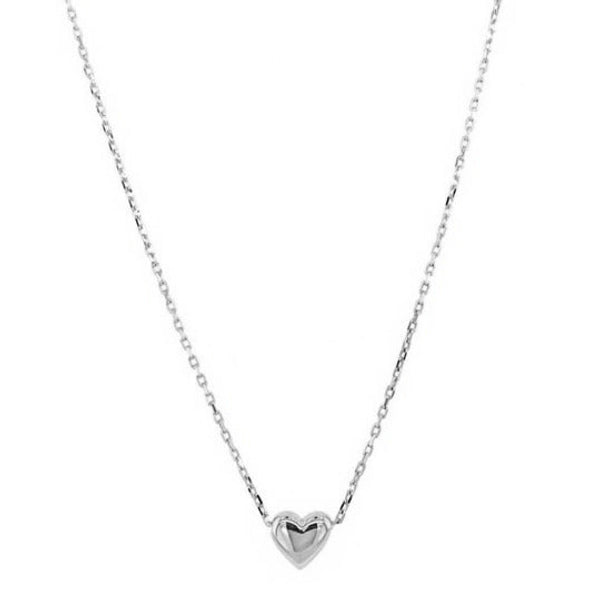 Chaîne en or avec pendentif coeur