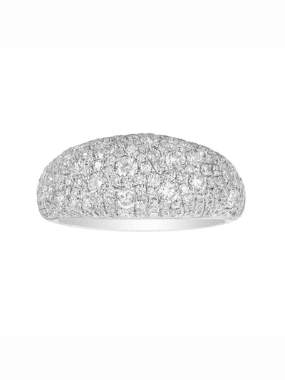 Bague pavée Diamants de Laboratoire