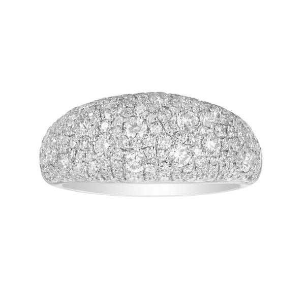 Bague pavée Diamants de Laboratoire