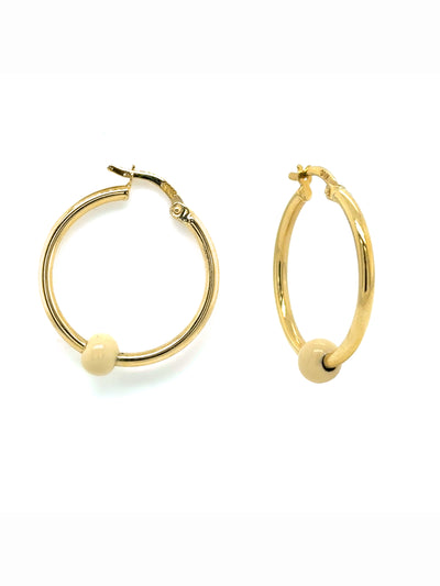 Gold earrings