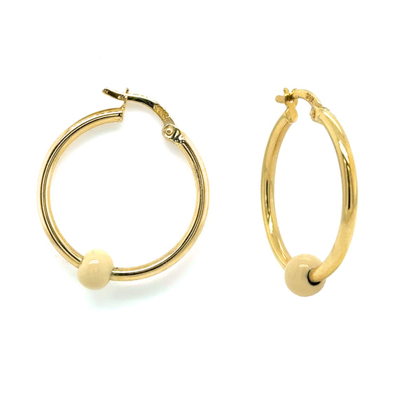 Gold earrings