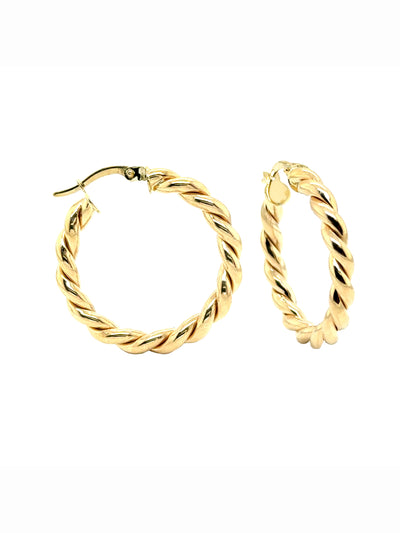 Twist Hoop Earrings