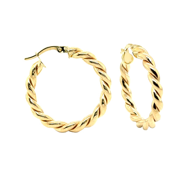 Twist Hoop Earrings