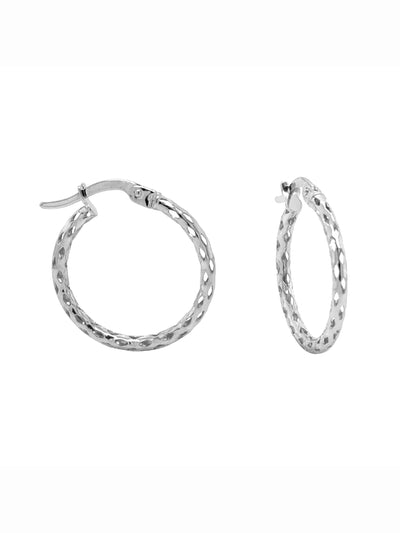 Boucles d'oreilles Anneaux avec Motif