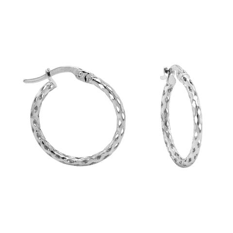 Boucles d'oreilles Anneaux avec Motif