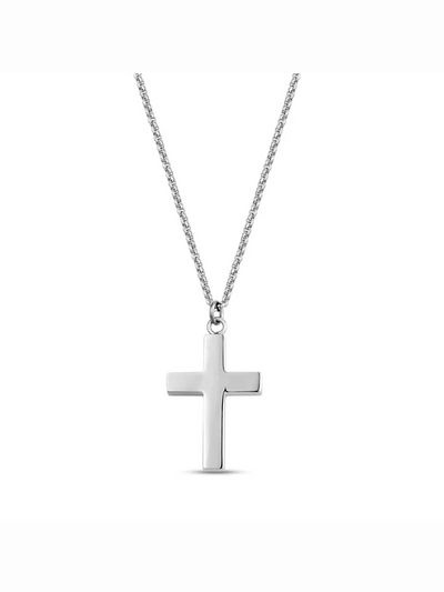Chaine avec pendentif croix ARZ Steel