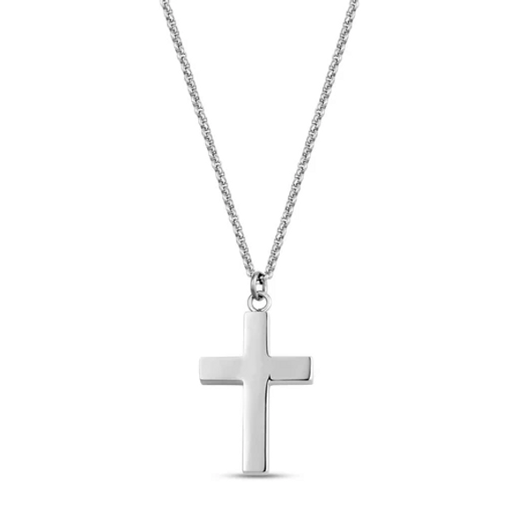 Chaine avec pendentif croix ARZ Steel
