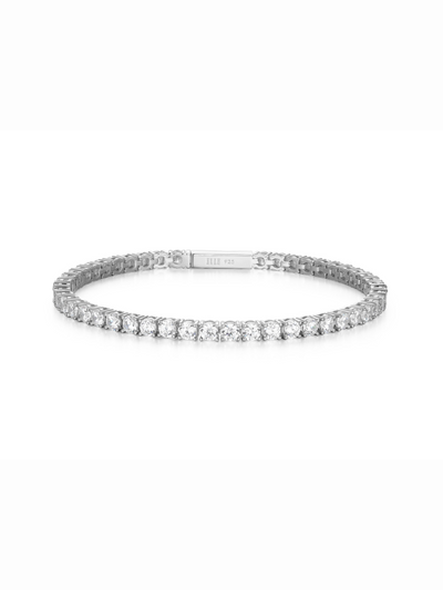 Bracelet tennis en argent ELLE