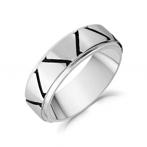 Bague steel homme hot sale